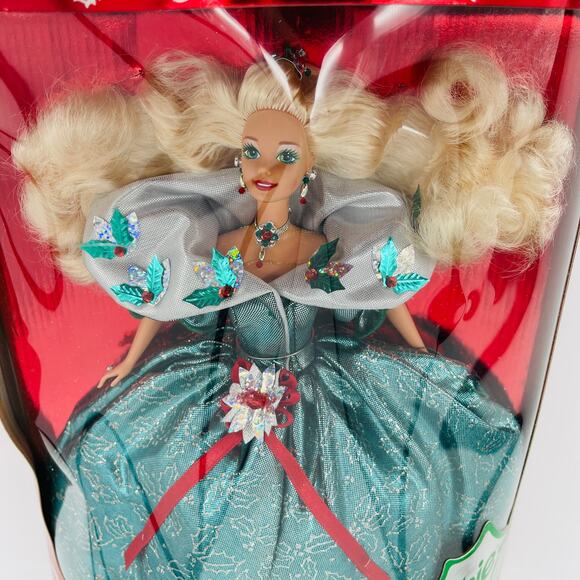 Happy Holidays 1995 Special Edition Mattel Barbie Doll - NRFB/NIB - Picture 14 of 16